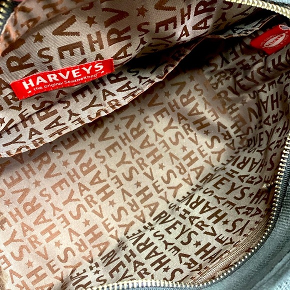 HARVEYS⭐️The Original Seatbeltbag⭐️CLASSIC🖤BLACK🖤CARRIAGE RING HOBO BAG🌟EUC🌟 - Picture 13 of 17